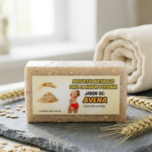 jabón de avena