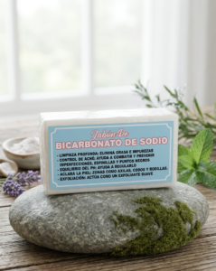jabón de bicarbonato de sodio