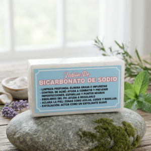 jabón de bicarbonato de sodio